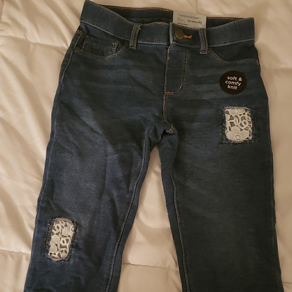 NWT Cropped Knit Jeans